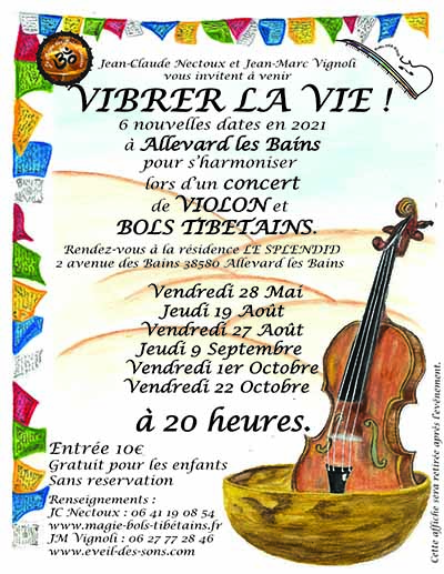 Concert de Bols Tibétains et Violon 